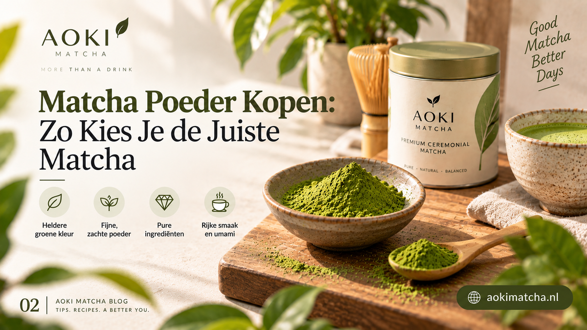 Matcha Poeder Kopen: Zo Kies Je de Juiste Matcha