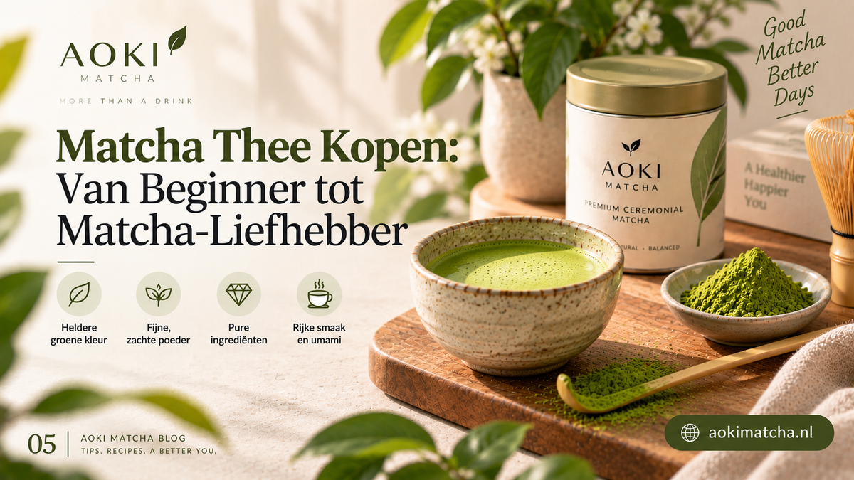 Matcha Thee Kopen: Van Beginner tot Matcha-Liefhebber