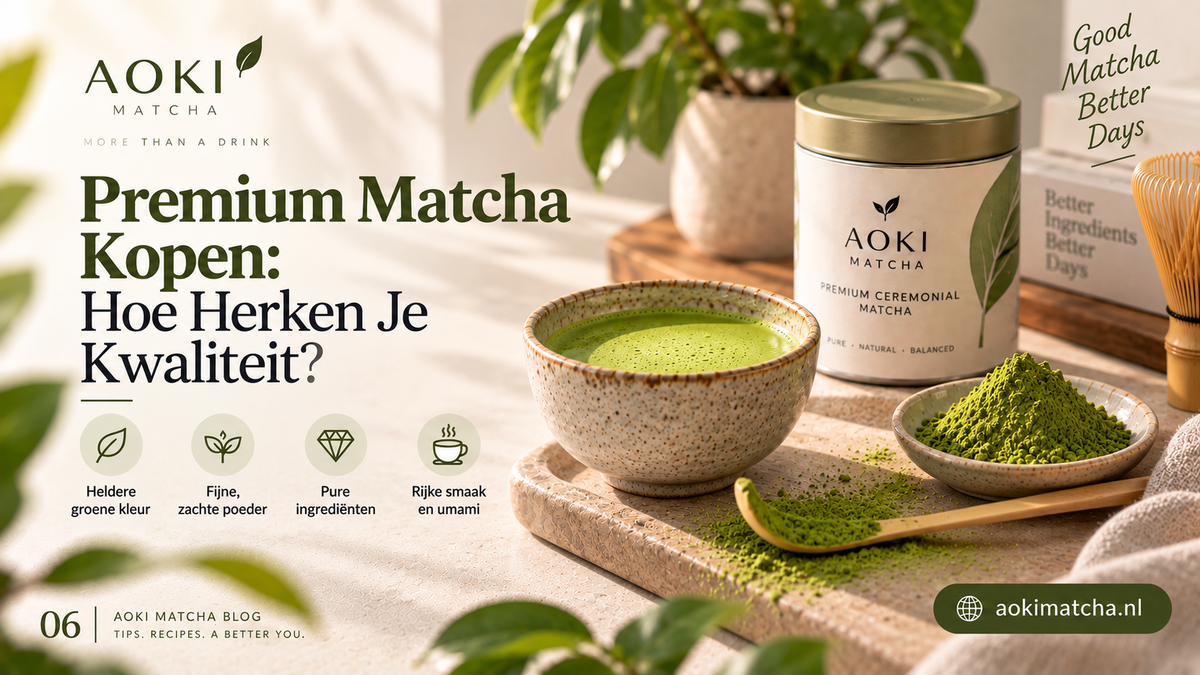 Premium Matcha Kopen: Hoe Herken Je Kwaliteit?
