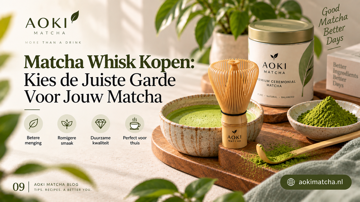 Matcha Whisk Kopen: Kies de Juiste Garde Voor Jouw Matcha