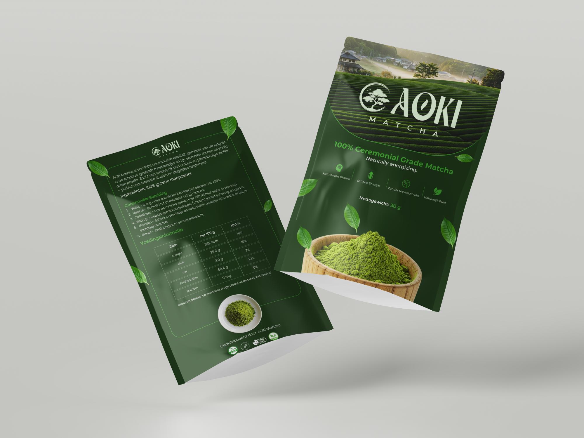 Aoki Ceremoniële Matcha 30 gram (1+1 gratis)