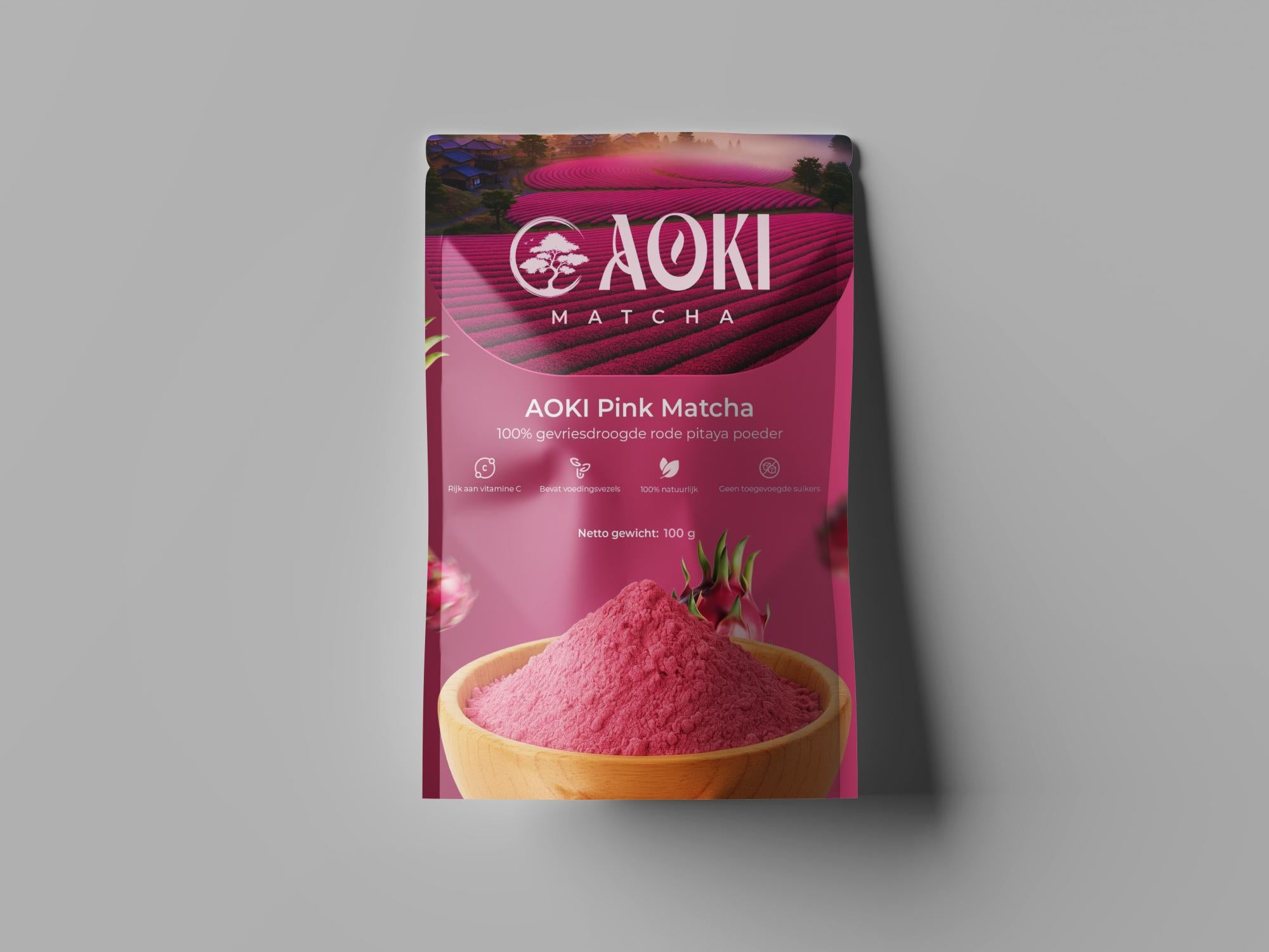 Aoki Pink Matcha - 100 gram