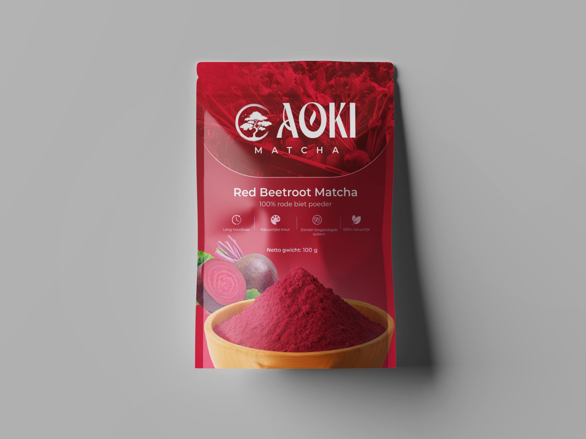 Aoki Red Beetroot Matcha - 100 gram