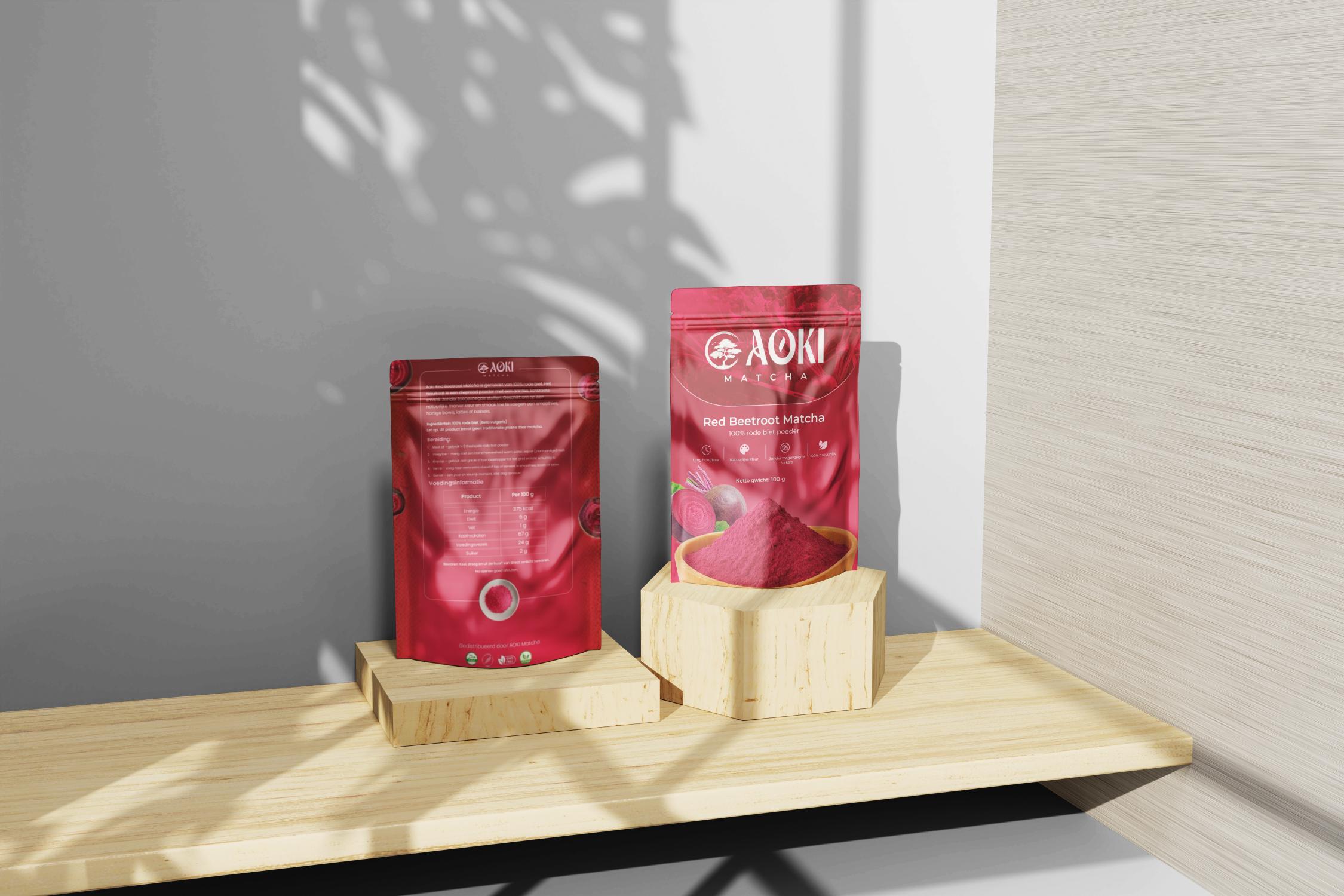 Aoki Red Beetroot Matcha - 100 gram