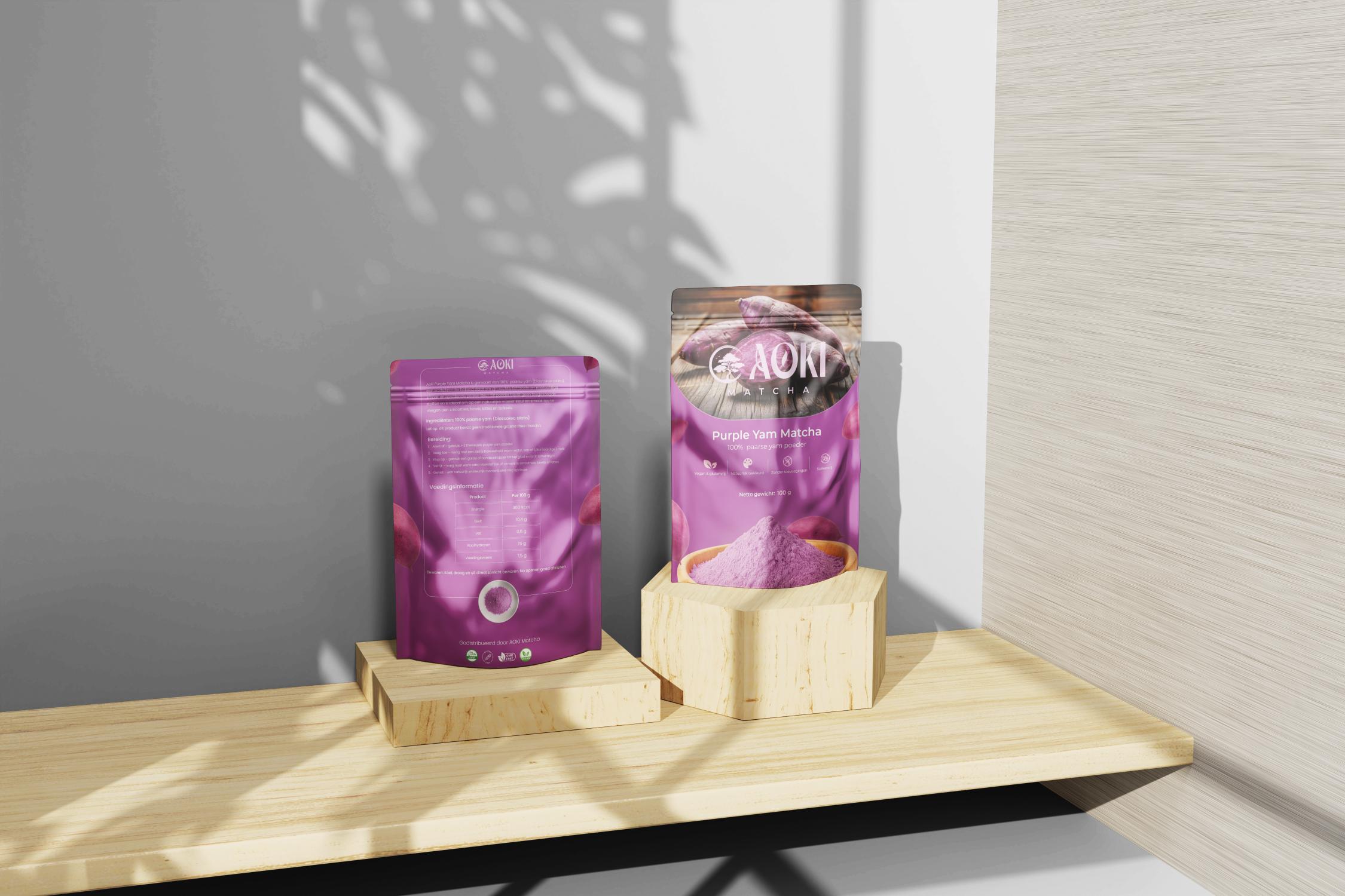 Aoki Purple Yam Matcha - 100 gram